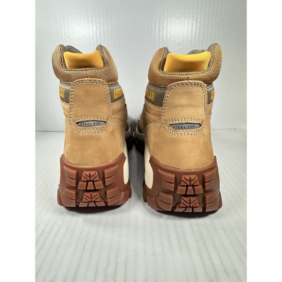 Size 10.5 Caterpillar Invader Hi ST Mens Steel Toe Work Boot Honey P91286 NEW main image 4